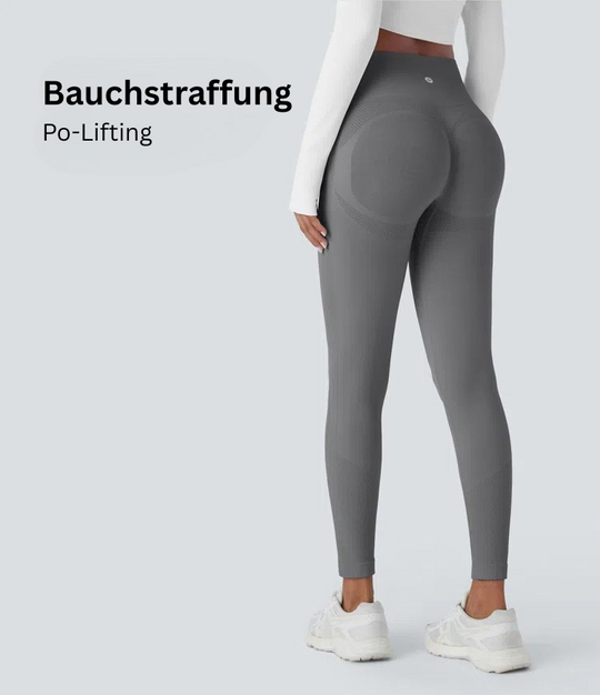 Jeda - Yoga-Leggings mit hohem Bund, Bauchstraffung, Po-Lift und Nahtlosem Flow