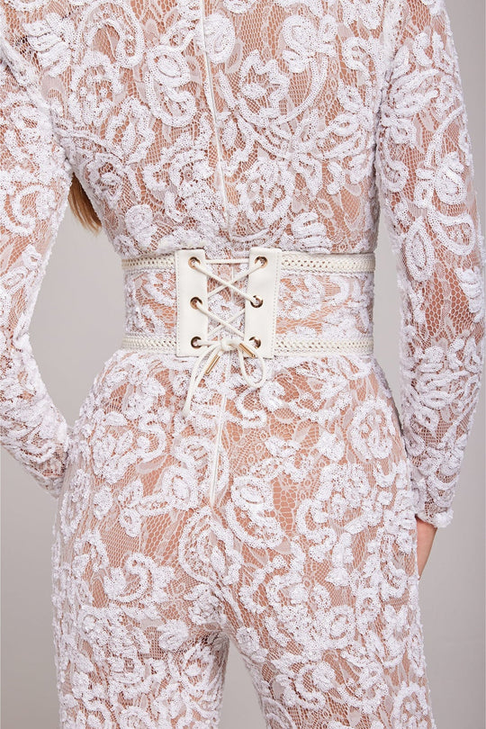 Theresia™ - Elegante Kanten Jumpsuit